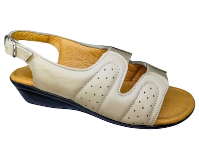 Foto 1 | Foto 1 | Sandalias para Mujer Enco Footwear de Piel Soft Comfort Beiges
