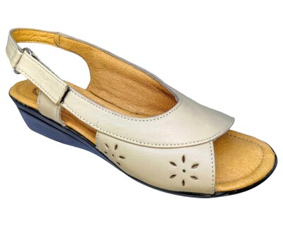 Foto 1 | Foto 1 | Sandalias Enco Footwear de Piel Borrego Soft Comfort Beiges para Mujer