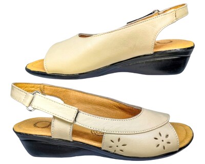 Foto 3 | Foto 3 | Sandalias Enco Footwear de Piel Borrego Soft Comfort Beiges para Mujer