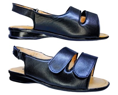Foto 2 | Foto 2 | Sandalias Enco Footwear en Piel de Borrego Negras para Mujer