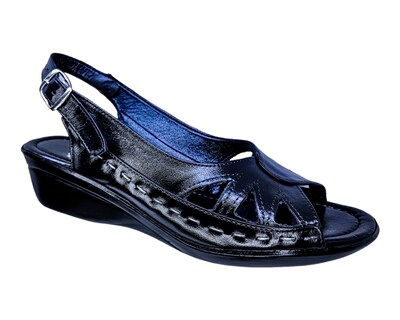 Foto 1 | Foto 1 | Sandalias para Mujer Enco Footwear de Piel Negras