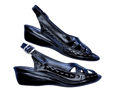 Foto 2 | Foto 2 | Sandalias para Mujer Enco Footwear de Piel Negras