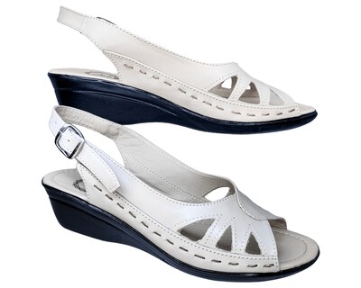Foto 3 | Foto 3 | Sandalias para Mujer Enco Footwear de Piel Beiges