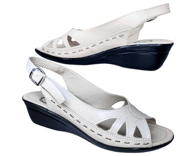 Foto 4 | Foto 4 | Sandalias para Mujer Enco Footwear de Piel Beiges