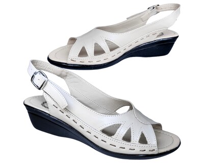 Foto 5 | Foto 5 | Sandalias para Mujer Enco Footwear de Piel Beiges