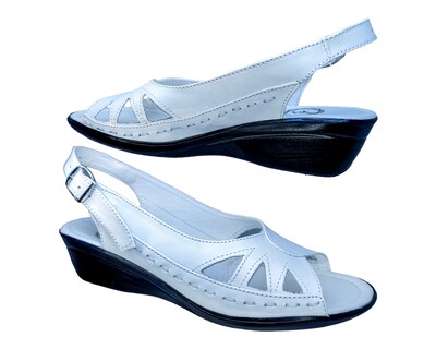 Foto 6 | Foto 6 | Sandalias Enco Footwear de Piel Blancas para Mujer