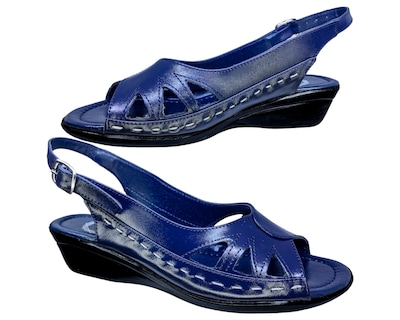 Foto 6 | Foto 6 | Sandalias Enco Footwear de Piel Azules para Mujer