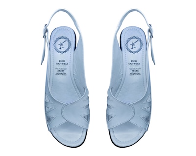 Foto 8 | Foto 8 | Sandalias Enco Footwear de Piel Blancas para Mujer