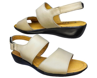 Foto 5 | Foto 5 | Sandalias para Mujer Enco Footwear de Piel Soft Comfort Beiges