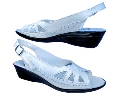 Foto 2 | Foto 2 | Sandalias Enco Footwear de Piel Blancas para Mujer