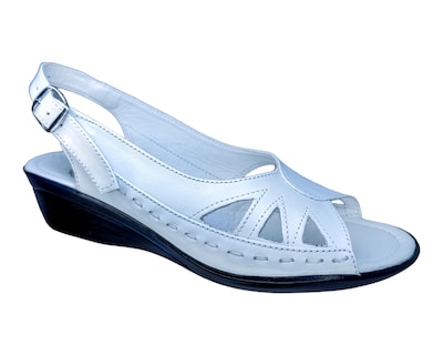 Foto 1 | Foto 1 | Sandalias Enco Footwear de Piel Blancas para Mujer