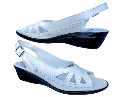 Foto 2 | Foto 2 | Sandalias Enco Footwear de Piel Blancas para Mujer