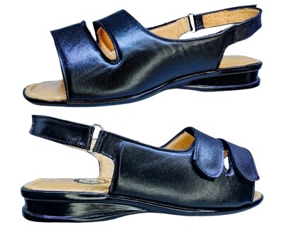 Foto 5 | Foto 5 | Sandalias Enco Footwear en Piel de Borrego Negras para Mujer