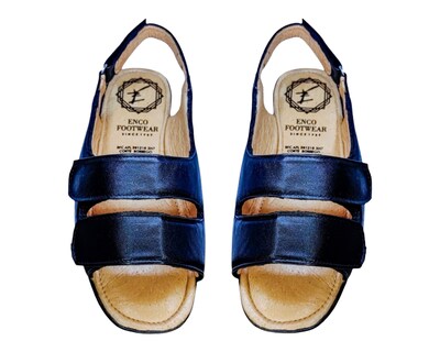 Foto 6 | Foto 6 | Sandalias Enco Footwear en Piel de Borrego Negras para Mujer