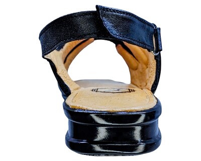 Foto 8 | Foto 8 | Sandalias Enco Footwear en Piel de Borrego Negras para Mujer