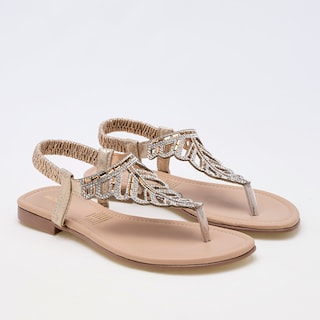 Foto 2 | Foto 2 | Sandalias MoraMora Doradas para Mujer