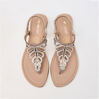 Foto 3 | Foto 3 | Sandalias MoraMora Doradas para Mujer