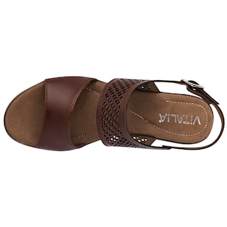 Foto 2 | Foto 2 | Sandalias Vitalia 109461-1 Cafés para Mujer