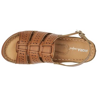 Foto 2 | Foto 2 | Sandalias Mora Confort 117048-1 Camel para Mujer