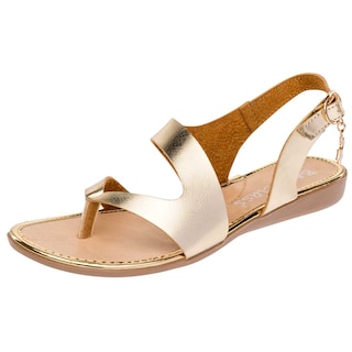 Foto 1 | Foto 1 | Sandalias Been Class 83863-1 Doradas para Mujer