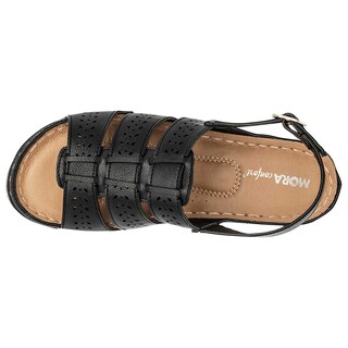 Foto 2 | Foto 2 | Sandalias Mora Confort Negras para Mujer