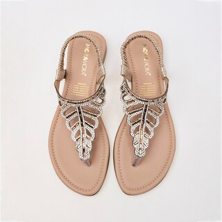 Foto 3 | Foto 3 | Sandalias MoraMora Doradas para Mujer