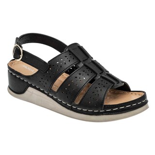 Foto 1 | Foto 1 | Sandalias Mora Confort Negras para Mujer