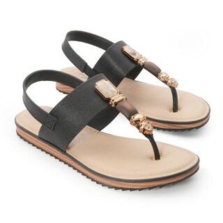 Foto 5 | Foto 5 | Sandalia Flat Para Mujer Modare Majo Tira Negro