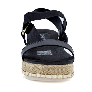 Foto 3 | Foto 3 | Sandalias con Plataforma Plana Beira Rio Negras para Mujer