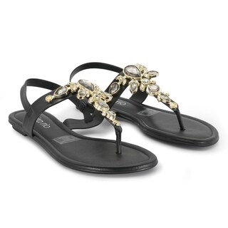 Foto 5 | Foto 5 | Sandalias Beira Rio Lucy Fantasy Negras para Mujer