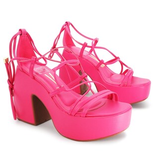 Foto 5 | Foto 5 | Sandalia Plataforma para Mujer Vizzano Syumi Tri Rosa