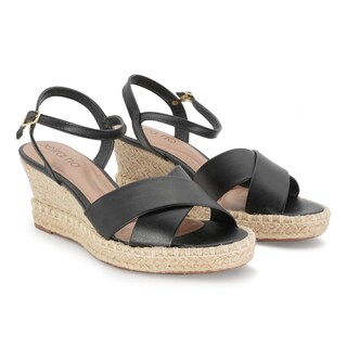 Foto 5 | Foto 5 | Sandalias de Tacón Beira Rio Grace Jute Negras para Mujer