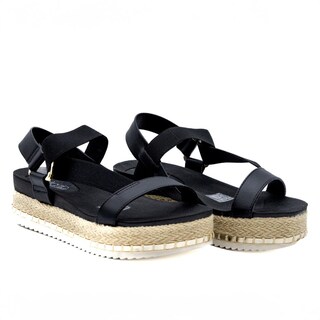 Foto 5 | Foto 5 | Sandalias con Plataforma Plana Beira Rio Negras para Mujer