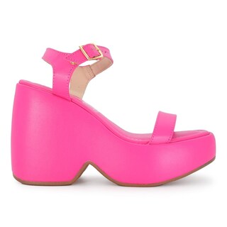 Foto 1 | Foto 1 | Sandalias con Plataforma Moleca Lu Rosas para Mujer
