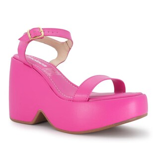 Foto 2 | Foto 2 | Sandalias con Plataforma Moleca Lu Rosas para Mujer