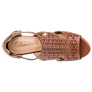 Foto 2 | Foto 2 | Sandalias Damita Camel Casuales para Mujer