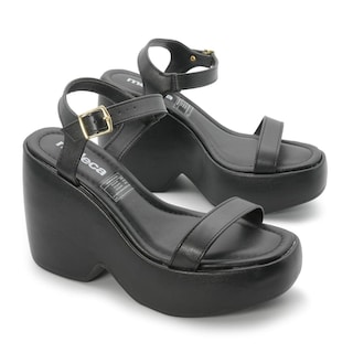 Foto 5 | Foto 5 | Sandalia Plataforma Moleca Lu Plataforma Negro para Mujer