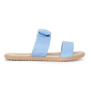 Foto 1 | Foto 1 | Sandalia Flat para Mujer Moleca Dominica Duo Azul