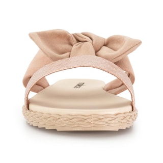 Foto 3 | Foto 3 | Sandalia Flat Moleca Dominica Dúo Beige para Mujer