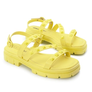Foto 5 | Foto 5 | Sandalias Plataforma Plana Moleca Raven Amarillas para Mujer