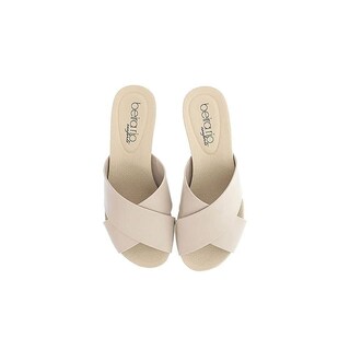Foto 3 | Foto 3 | Sandalia Plataforma Plana Beira Rio Radha Cruza Beige para Mujer