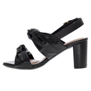 Foto 2 | Foto 2 | Sandalia Tacón Alto Beira Rio Rosita Snake Negro para Mujer