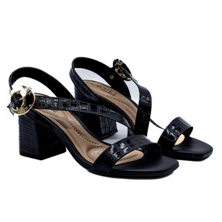 Foto 5 | Foto 5 | Sandalias de Tacón Beira Rio 8436.101.21637 Negras para Mujer