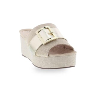 Foto 2 | Foto 2 | Sandalia Plataforma Plana Beira Rio Reika Lin Dorado para Mujer