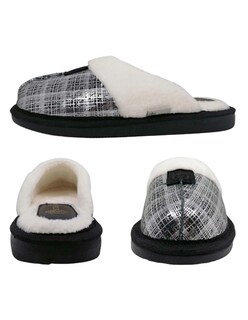 Foto 3 | Foto 3 | Pantuflas Salto de Cama Marca Stahl Modelo 3959 color Negro de Gamuza Estampada
