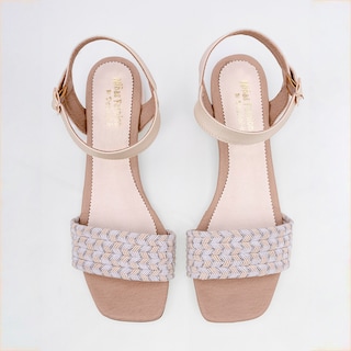 Foto 3 | Foto 3 | Sandalia para Mujer Niñas Fashion Beige 126119-e