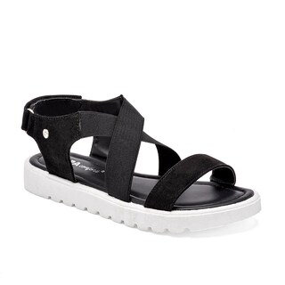 Foto 1 | Foto 1 | Sandalias Mora Confort Negras para Mujer