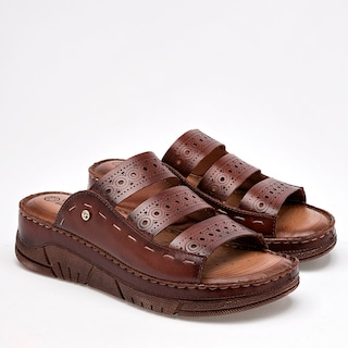 Foto 2 | Foto 2 | Sandalias para Mujer Lobo Solo Cafés Confort