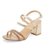 Sandalias de Fiesta Dayana Foncy Doradas 126252-e para Mujer