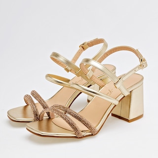 Foto 2 | Foto 2 | Sandalias de Fiesta Dayana Foncy Doradas 126252-e para Mujer